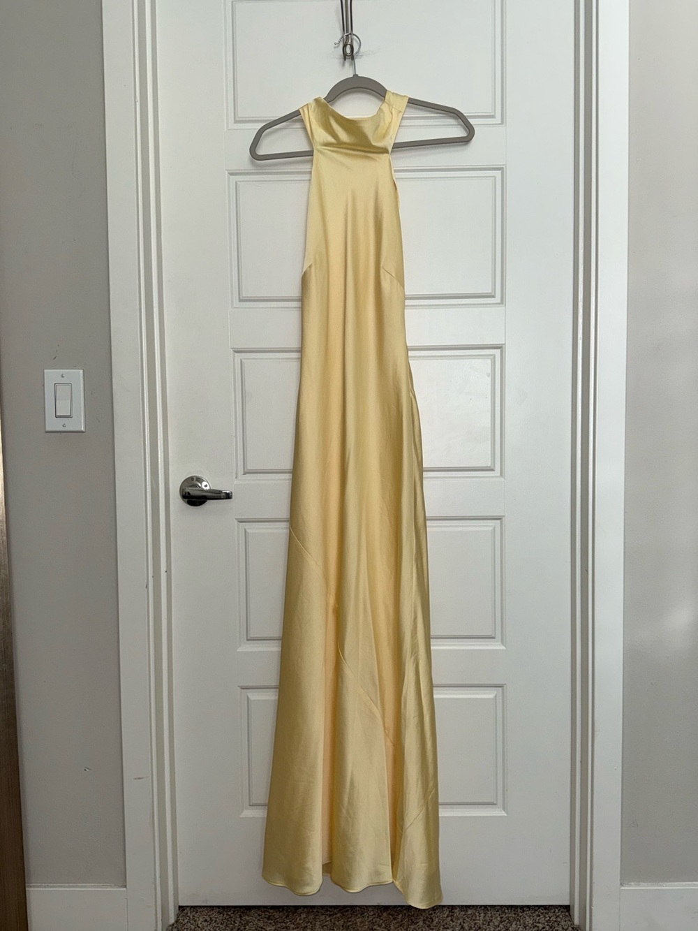 Show Me Your Mumu Lisa Maxi Dress in Pale Yellow